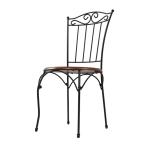 JK план стул стул античный железный ширина 40.5 глубина 46 высота 88 IRI-1020-BK черный 