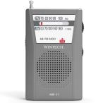 WINTECH AM/FM портативный радио вертикальный KMR-51 стальной ru× серый 