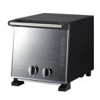 ツインバード スリムオーブントースター TS-D037PB パールブラック