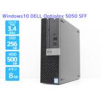  настольный PC корпус Windows10 DELL Optiplex 5050 SFF Core i5 7500 3.4GHz память 8GB SSD(M.2 SATA)256GB+HDD 500GB DVD-ROM B разряд F59T б/у 