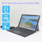  планшетный компьютер Windows11 Surface Pro 7 Model 1866 WiFi модель с покрытием Core i5 1035G4 1.1GHz память 8GB SSD256GB B разряд A14H б/у 