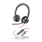 HP 8X223AA Poly Blackwire 8225 USB-C+USB-A изменение адаптор есть обе уголок проводной Moderno iz отмена кольцо...