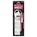 Panasonic WHS25249WP ザ・タップZ（ACアダプター対応）（4コ口）（2m）（ホワイト）