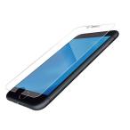 ELECOM PM-A22SFLGGBL iPhone SE 第3世代/ SE 第2世代/ 8/ 7/ 6s/ 6用ガラスフィルム/ 0.33mm/ ブルーライトカット