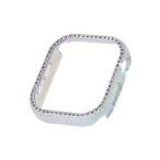 ELECOM AW-24BBPPJACR Apple Watch 42mm/ ハードバンパー/ &me/ ストーン付/ オーロラクリア