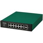 パナソニックEWネットワークス PN25128 14ポート PoE給電スイッチングハブ GA-AS12TPoE+