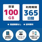 ショッピングドコモ モバイル・プランニング 20221109-100365 プリペイドSIM 100GB 365日 ドコモ