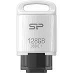 シリコンパワー SP128GBUC3C10V1W USB3.1フラッシュメモリ TYPE-C対応 Mobile C10 128GB　ホワイト