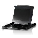 ATEN CL1000MJJL 17インチLCD一体型コンソールドロワー/ ロングレール