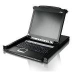 ATEN CL5716MJJL 17インチLCD一体型16ポートKVMドロワー/ マルチインターフェース/ ロングレール