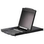 ATEN CL5816NJJL 19インチLCD一体型16ポートKVMドロワー/ マルチインターフェース/ ロングレール