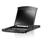 ATEN KL1516AiMJJL 17 дюймовый LCD двойной скользящий 16 порт Over IP Cat5 KVMdo lower длинный направляющие 