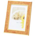 浅沼商会 800107 フォトフレーム デザインフレーム 2L(KGマット) キャメル