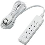 ELECOM T-S02-2630WH Ÿå/ 󥰥ץ饰/ 6ĸ/ 3m/ ۥ磻