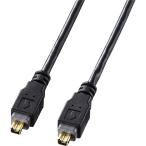  Sanwa Supply KE-13DV-2BK IEEE1394 cable (4pin-4pin*2m* black )