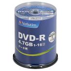 Verbatim DHR47JP100V4 DVD-R(Data) 1回記録用 