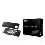ASUS Hyper M.2 x16 Gen5 Card PCIe 5.0 x16 соответствует максимальный 4 основа. PCIe 5.0/4.0 NVMe M.2 SSD оборудован возможный повышение карта 