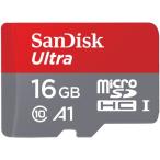 SanDisk SDSQUAR-016G-GN6MN 16GB メモリカード  Ultra microSDHC UHS-I Card 海外パッケージ品