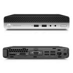  диск верх персональный компьютер маленький размер Mini PC no. 7 поколение Corei5 память 4GB SSD128GB HP ProDesk 400G3 DM MINI PC Windows11 Microsoft Office2021 беспроводной BT DP VGA мощность 