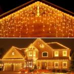 イルミネーションライト つらら 屋外用  屋根 壁面  LED クリスマスライト 飾り イベント 10m400球　 8点灯パターン　色選択可