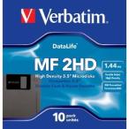 三菱化学 Verbatim MF2HD 黒 10枚入 2HD 3.5