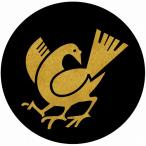 家紋シール 3167_八咫烏 直径3cm 4枚セット 丸型 金紋 KS34M-3167