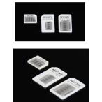 アイフォン iPhone5/iPhone4 変換用 Nano SIM Micro SIM 3タイプ変換アダプタ
