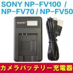 SONY NP-FV100 NP-FV70 NP-FV50 correspondence domestic new product *USB charger LCD attaching 