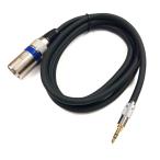 XLR - 3.5mm стерео Mini штекер изменение кабель 1.5m 3 высшее TRS (3.5mm мужской to XLR женский or мужской 2 specification развитие ) высококачественный звук позолоченный 