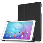 au Qua tab 02 HWT31 10.1 /huawei Mediapad T2 Pro 10 605HW/ 606HW магнит открывающийся и закрывающийся три . кейс черный 