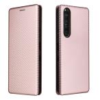 Xperia 1 III SO-51B SOG03 блокнот type карбоновый кейс магнит тип карта место хранения падение предотвращение ширина открытие type rose Gold 