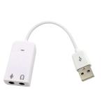USB аудио изменение адаптер установленный снаружи звуковая карта USB 3.5mm Mini Jack наушники * Mike терминал 