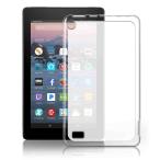Amazon Fire 7 (2017 no. 7 поколение ) кейс прозрачный половина прозрачный TPU материалы защитный корпус задняя сторона кейс 