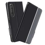エクスペリア10III 手帳型ケース カバー Xperia 10 マーク3 ツートンカラー マグネット 定期入れ ポケット シンプル エクスペリアmark 3