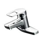 ショッピングエコ TOTO 台付シングル混合水栓 TLHG30AER (エコシングル、ポップアップ)