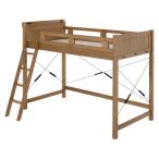 HAGIHARA [ прямая поставка 5] bed внизу Space 113cm большая вместимость место хранения Space выдерживаемая нагрузка 350kg платформа из деревянных планок кровать-чердак одиночный размер MB-5081-LB