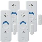  Elpa окно pita сигнализация открытие обнаружение 4 шт. комплект ASA-M12-N4P(W) белый ELPA немедленная уплата * бесплатная доставка 