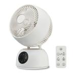 ドウシシャ サーキュレーター  FCA-182DWH ホワイト DCモーター 首振り角度60度 羽根径18cm リモコン式  全分解式  〜20畳用