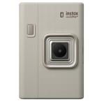  Fuji Film Cheki instax mini LiPlay+ песочный бежевый hybrid камера мгновенной печати собственный .- звук функция смартфон принтер Layered фото 