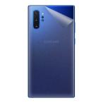  клейкая пленка Galaxy Note10+ [ прозрачный * потертость стекло style ]