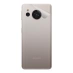  клейкая пленка AQUOS sense7 [ прозрачный * потертость стекло style ]