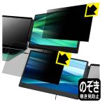 LAPTOMO 14.1インチ トリプルポータブルモニター S3 対応 Privacy Shield 保護 フィルム 覗き見防止 反射低減 日本製