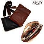 クラッチバッグ ipad　2way 本革 レザー 薄型 メンズ ショルダーバッグ  AGILITY affa アジリティアッファ コール