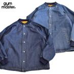 ショッピングショール 30％OFF ジムマスター デニム スタジャン アメカジ ネル 中綿  ジャケット ジャンパー ジムマスター GYMMASTER 中ワタデニムショールカラージャケット 621768