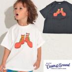 子供服 キッズ Tシャツ 半袖 ブーツ ピエロ 親子ペア お揃い オーシャンアンドグラウンド ピエロブーツプリントTシャツ 4416106