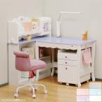学習机 勉強机 女の子 かわいい 姫系 夏休み コンパクト 収納付き  子供部屋 キッズ 机