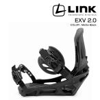 2023-24 LINK EXV 2.0 Matte Black ссылка матовый черный сноуборд крепление крепления мужской женский 23-24 2024 Япония стандартный товар 