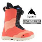 2024-25 BURTON MINT BOA WIDE Peach Echo バートン ミント ボア ワイド ピーチ エコー スノーボード ブーツ レディース 24-25 日本正規品