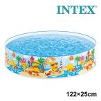 インテックス INTEX ダッキングスナップセットプール 122cm U-58477 ビニールプール 家庭用プール