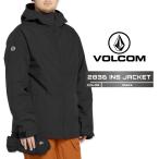 2024-25 VOLCOM 2836 INS JACKET Black ボルコム スノーボード ウェアー ジャケット メンズ 24-25 日本正規品